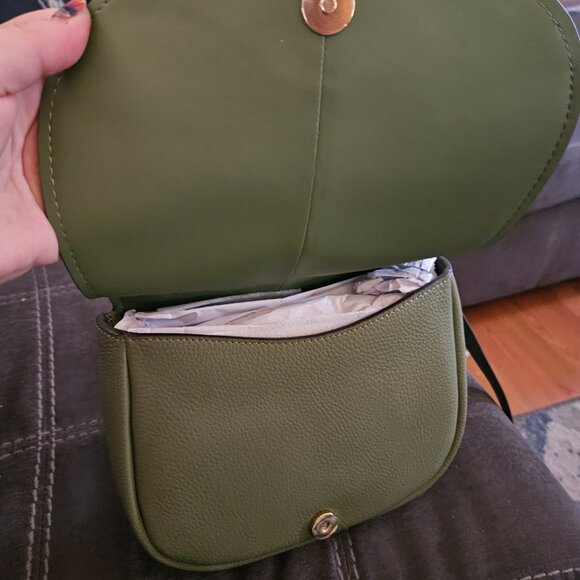 Kate Spade Kayla Saddle Bag Cedar Stand - Picture 5 of 8